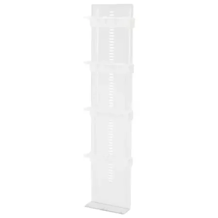 Flex Hold – Glove Box Holder Wall Mounted 4-Box Capacity Clear 5.3 W X 1-4/5 D X 22-3/10 H Inch – 120107