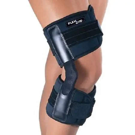 Flex-Lite – Knee Brace X-Large Hook and Loop Strap Closure 21 to 24 Inch Circumference Left or Right Knee – 92734404