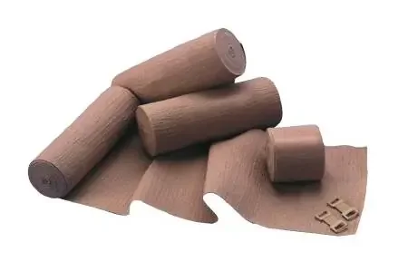 Flex-Master – Elastic Bandage 4 Inch X 11 Yard Standard Compression Clip Detached Closure Tan NonSterile – 79-98857
