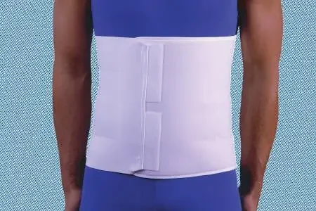 Flex-Support Deluxe – Abdominal Binder Small Hook and Loop Closure 30 to 45 Inch Waist Circumference 11 Inch Height Adult – F010843