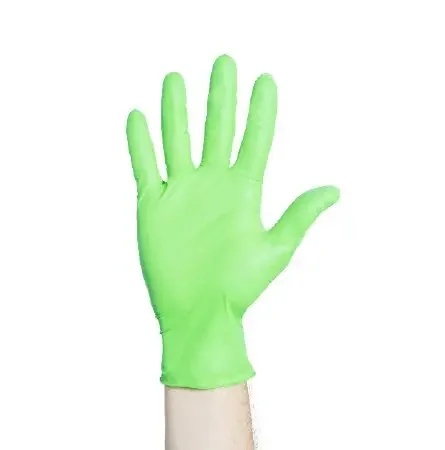 Flexaprene* Green – Exam Glove Medium NonSterile Chloroprene Standard Cuff Length Textured Fingertips Green Not Chemo Approved – 44794
