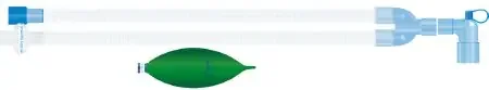 Flexicare – Anesthesia Breathing Circuit Expandable Tube 96 Inch Tube Dual Limb Pediatric 1 Liter Bag Single Patient Use Jackson-Rees Circuit – 038-02-612U