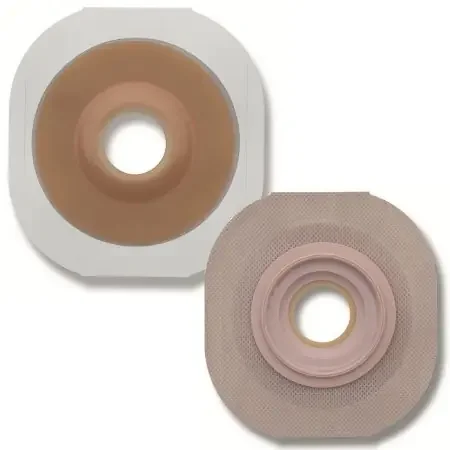 Flextend – Ostomy Barrier FlexTend Precut, Extended Wear Adhesive Tape 57 mm Flange Red Code System Hydrocolloid 1-1/4 Inch Opening – 14906