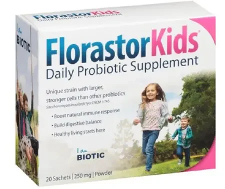 Florastor Kids – Probiotic Dietary Supplement 20 per Box Powder – 70414200040
