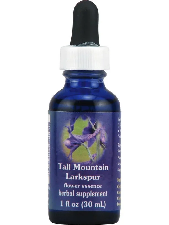 Flower Essence Services, Tall Mountain Larkspur Dropper, 1 fl oz