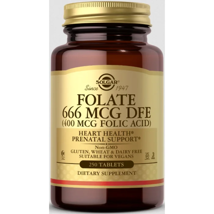 Folate 666 mcg Folic Acid 400
