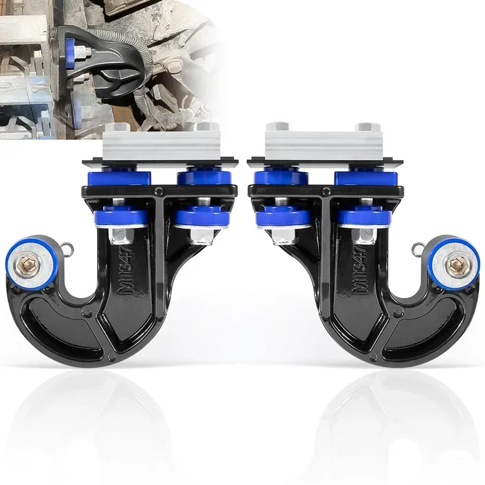 for Peterbilt 379 378 Exterior Trim Parts Maintenance: Lower Hood Pivot Kit and Engine Hinge Bolt Bushing Repair Kit (13-04708R/L+13-04154/13-04164)
