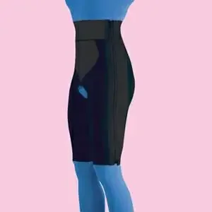 Frank Stubbs – Compression Garment Above the Knee Black Small – F020163