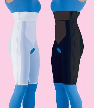 Frank Stubbs – Compression Girdle Above the Knee / High Waist White X-Large – F020606