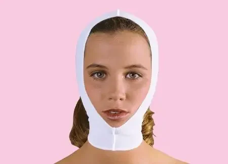 Frank Stubbs – Facial Wrap Medium Soft-Flex Spandex White – F020084