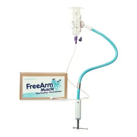 FreeArm Muscle – Feeding Tube / Infusion Bag Holder Blue – FAM001001B