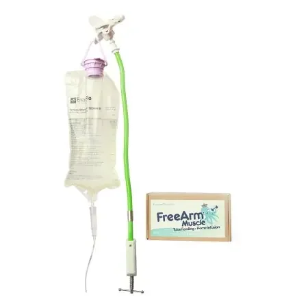 FreeArm Muscle – Feeding Tube / Infusion Bag Holder Green – FAM001001G