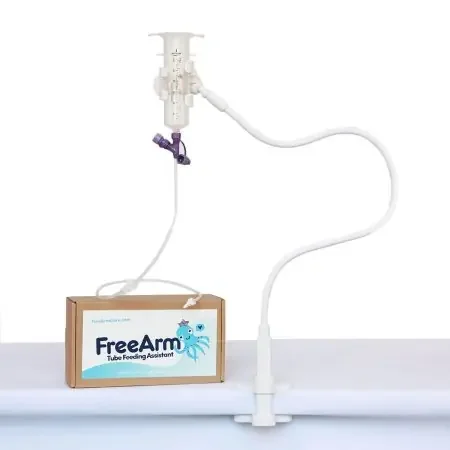 FreeArm Muscle – Feeding Tube / Infusion Bag Holder White – FAM001001W