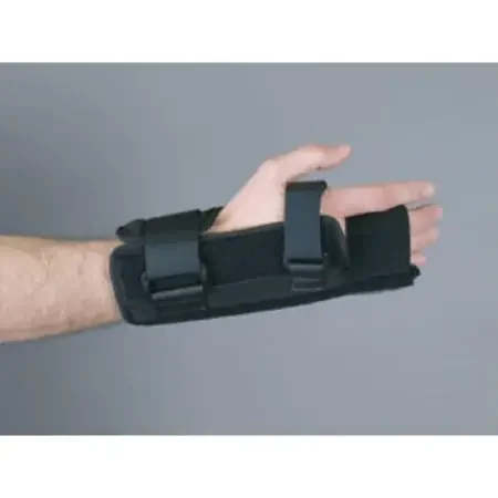 Freedom Comfort – Wrist Splint with MP Block Fabric / Foam Left Hand Black Small / Medium – 5911