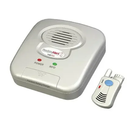 FreedomAlert – Personal Emergency Response System 0-3/4 X 1-1/4 X 3 Inch White / Blue – 35911