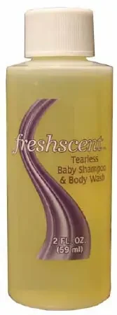 Freshscent – Tearless Shampoo and Body Wash 2 oz. Bottle Fruit Scent – TS2