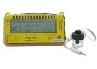 Fridge-tag 2L – Freezer Vaccine Data Logger with Alarm Fahrenheit / Celsius -22° to +131°F (-30° to +55°C) Glycol Bottle Probe Battery Operated – 10852-524
