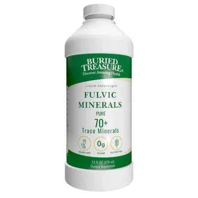 Fulvic Minerals 32 fl oz by Buried Treasure