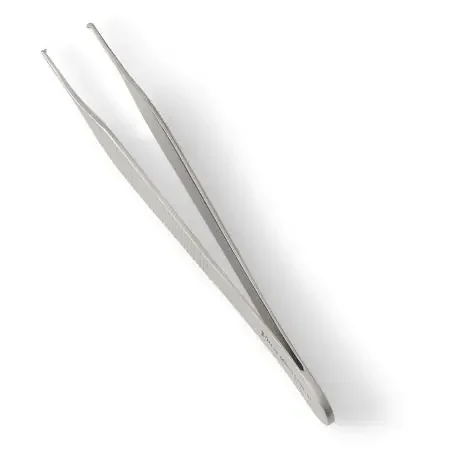 Furst – Tissue Forceps Adson 4-3/4 Inch Length Stainless Steel / Tungsten Carbide NonSterile NonLocking Thumb Handle Straight 1 X 2 Teeth – MDS1018012F