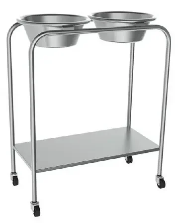 Future Health Concepts – Ring Stand 7 Quartz Shelf Base 34 Inch 14 X 28 Inch – FHC7807SS