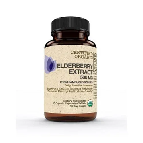 Futurebiotics, Organic Elderberry Extract, 500 mg, 60 Veg Tabs