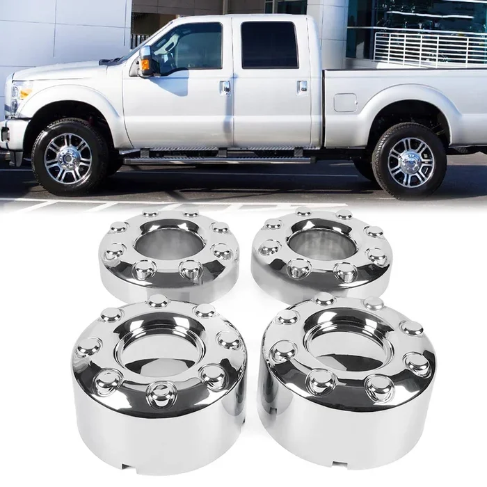 G-PLUS 4PCS Front+Rear Wheel Center Caps Compatible with Ford F350 Super Duty Dually Truck Pickup 2005-2016 5C3Z1130XA, 5C3Z1130TA 4×4 Open Front Wheel Hub Caps 3618, 3619 12557840
