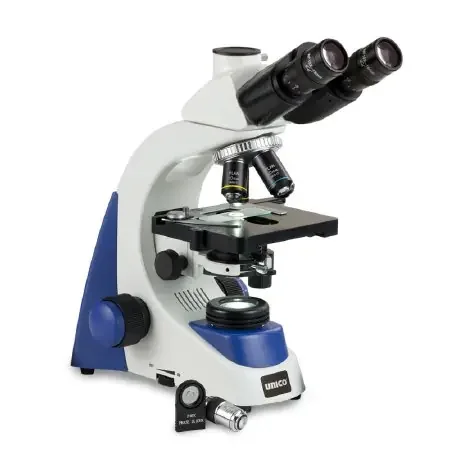 G380 Series Phase Contrast – Microscope Trinocular Head 4X / 10X / 40XR / 100XR Mechanical Stage – G383-PH-40
