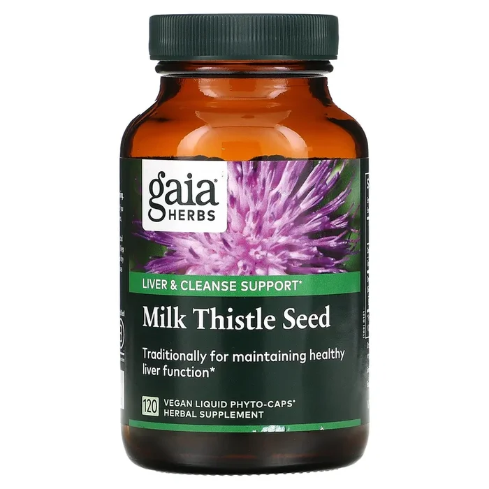 Gaia Herbs, Milk Thistle Seed, 120 Vegan Liquid Phyto-Caps