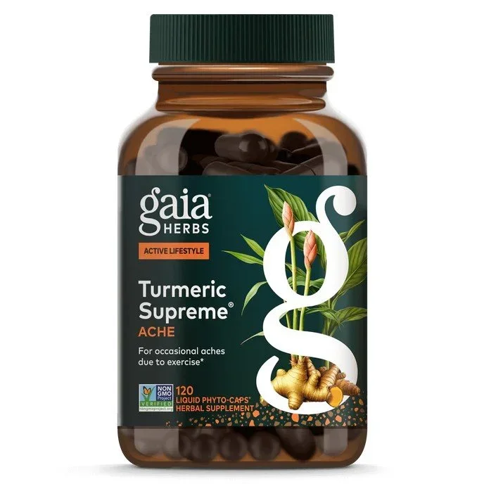 Gaia Herbs Turmeric Supreme Ache 120 Capsule