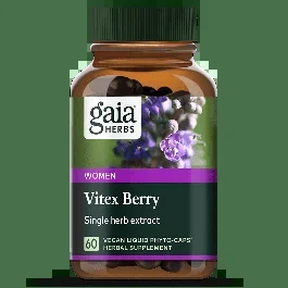 Gaia Vitex Berry–60 Vegan Liquid Caps