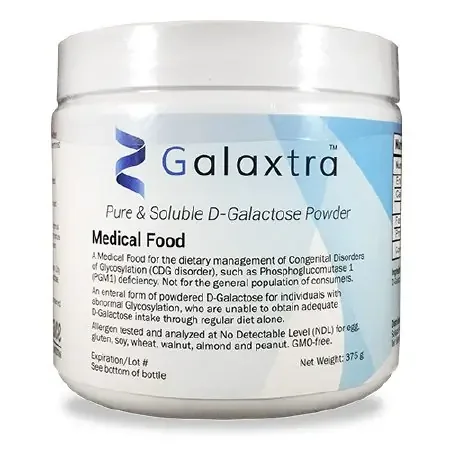 Galaxtra – CDG Oral Supplement Unflavored 375 Gram Jar Powder – 4001