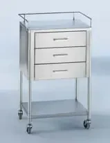 Galaxy – Anesthesia Utility Table 20 X 16 X 34 Inch Stainless Steel 4 Drawers – 0247859000