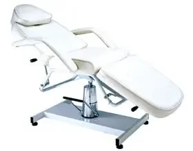 Galaxy Enterprises – Facial Bed Hydraulic, Foot Operated – 3939-A WHT
