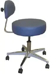 Galaxy Enterprises – Physician Stool Backless Pneumatic Height Adjustment 5 Casters Chocolate Brown – 1070-G-CHOC