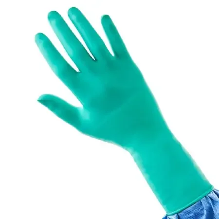 GAMMEX – Surgical Glove Size 7.5 Sterile Pair Polychloroprene Extended Cuff Length Micro-Textured Green Chemo Tested – 46475