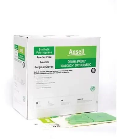 GAMMEX Non-Latex PI Ortho – Surgical Glove Size 6 Sterile Pair Polyisoprene Extended Cuff Length Smooth Light Green Not Chemo Approved – 20686560