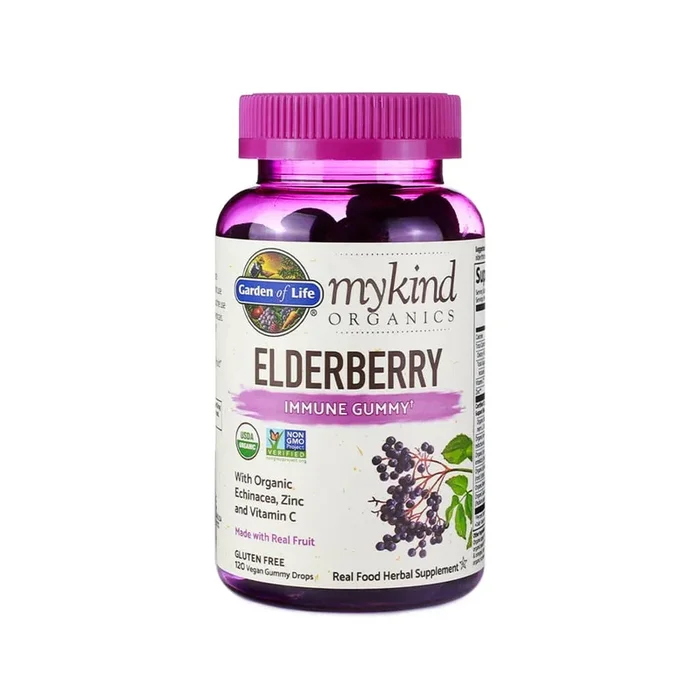 Garden of Life mykind Organics Elderberry Gummies