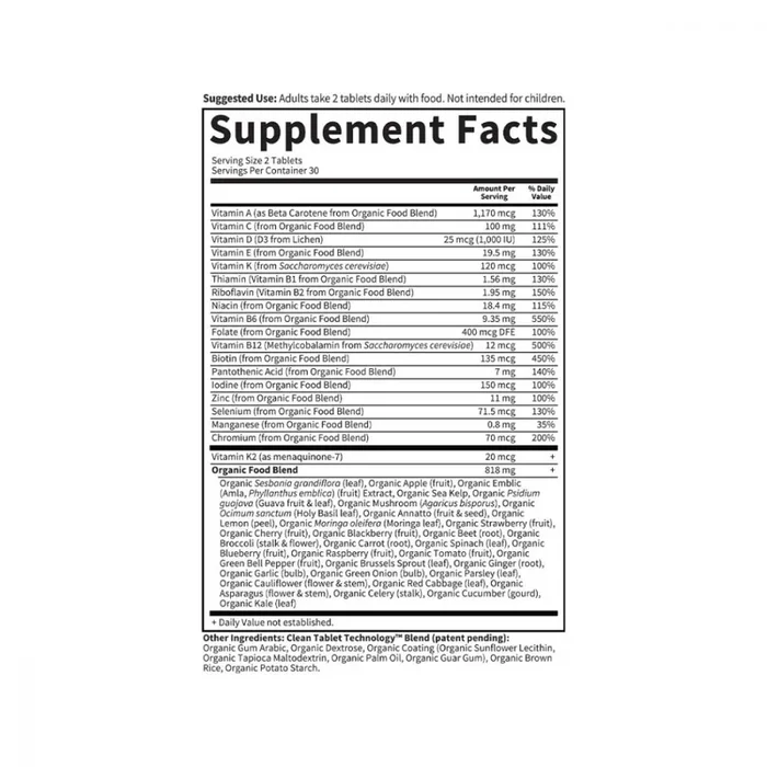 Garden of Life mykind Organics Men’s Multi 120 tablets