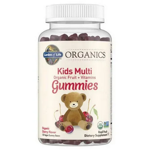 Garden of Life, Organics Kids Multi Gummies, Organic Cherry 120 Chews