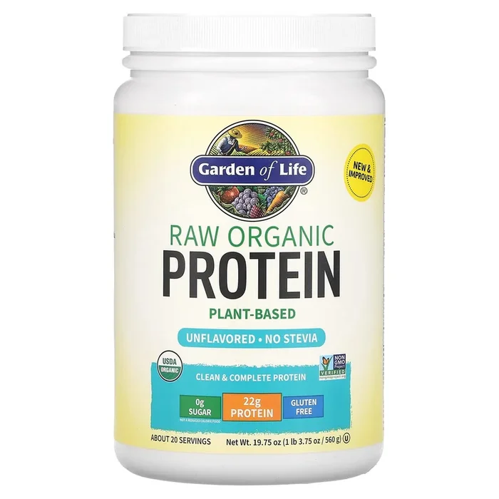 Garden Of Life, Raw Rice Protein unflavored, 20 Oz
