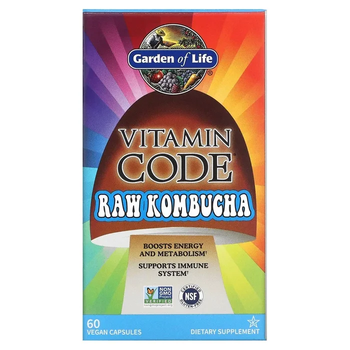 Garden Of Life, Vitamin Code- RAW Kombucha, 60 Vegan Capsules
