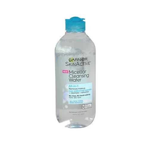 Garnier Fructis, Skinactive Micellar Cleansing Water All In 1 Waterproof, 13.5 Oz