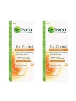 Garnier Sun Control Daily Moisturisers with SPF 15