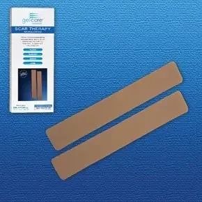 Gel-Care Advanced – Scar Therapy 1-1/2 X 10 Inch Gel Rectangle Tan NonSterile – 613