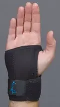 GelFlex – Wrist Splint Contoured Polymer Gel / Mineral Oil Right Hand Black Medium – 223834