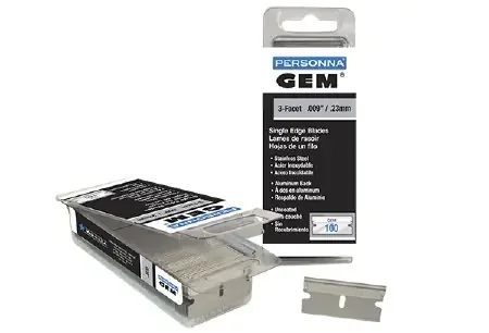 GEM – Razor Blade Single Edge, Stainless Steel – 62-0179-0000
