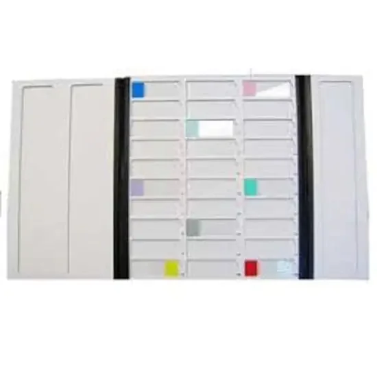General Data Company – Slide Storage Folder Cardboard 10 Slide Capacity – SH-10C