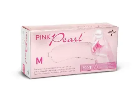 Generation Pink Pearl – Exam Glove Medium NonSterile Nitrile Standard Cuff Length Fully Textured Pink Chemo Tested – PINK5085