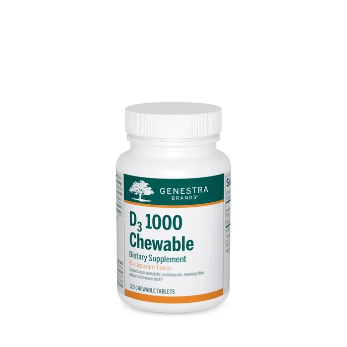 Genestra, D3 1000 Chewable, 120 Tablets