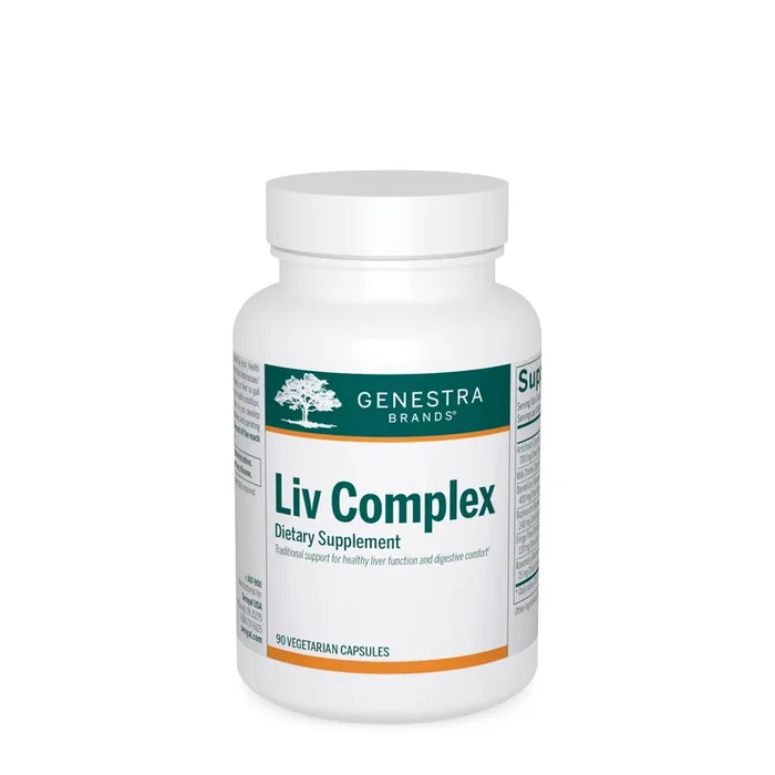 Genestra, Liv Complex, 90 Vegetarian Capsules